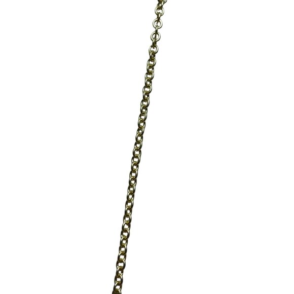 Lia Sophia Matt Gold Tone Coin Bead & Pearl Necklace (5829) - Picture 7 of 9